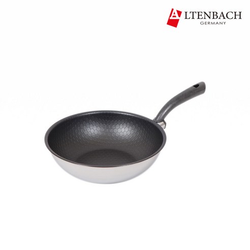 [알텐바흐] 엑스클립스 통5중 스테인리스 프라이팬 궁중팬, 궁중팬28cm