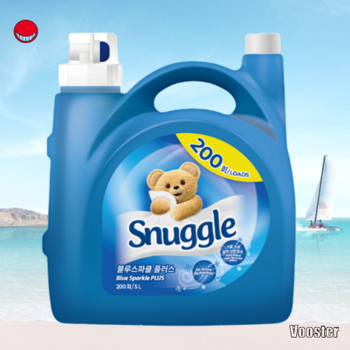 스너글 초고농축 섬유유연제 블루스파클플러스 5L, 스너글 섬유유연제 블루스파클플러스 5L