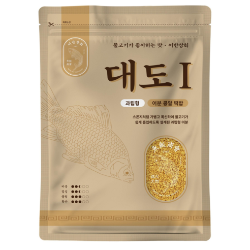 어반상회 대도1 과립형 어분 떡밥 민물 붕어 향어 낚시 어분 집어제