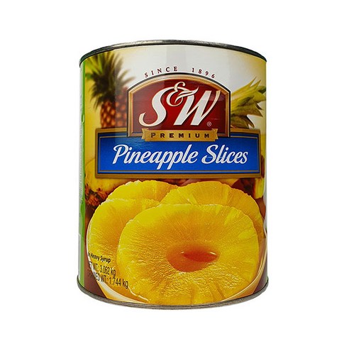SW 파인애플 슬라이스 3kg, 2개, 단품