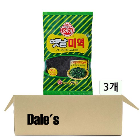 데일즈기획 오뚜기 옛날미역, 50g, 3개