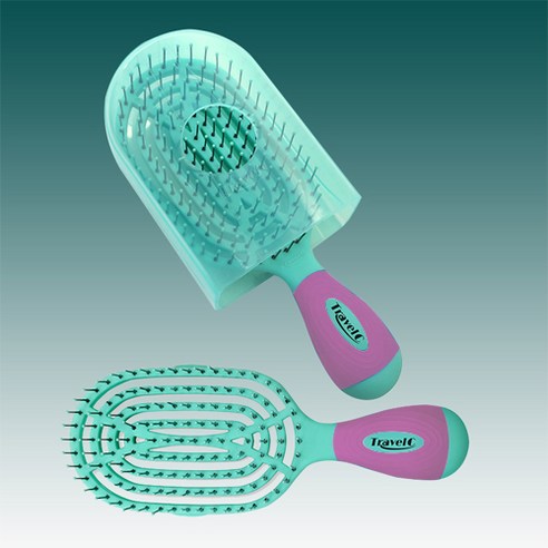 엉킨 머리, 이제 그만! 뉴웨이 트래블씨 헤어브러쉬 솔직 후기 뉴웨이브러쉬