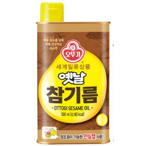 오뚜기 옛날 참기름, 500ml, 2개