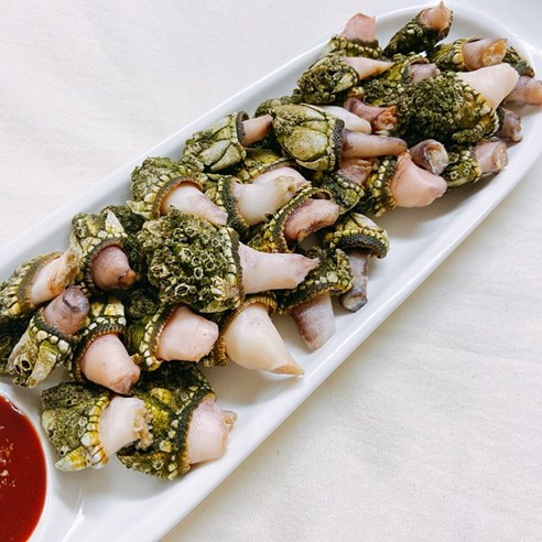 쫄깃쫄깃의 신선한 만재도 거북손으로 고소한 식사의 기쁨을 만끽하세요!