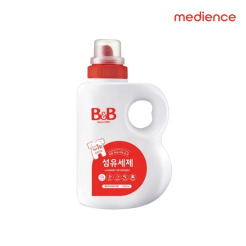 비앤비 섬유 유아 세제 베이비파우더향, 1.5L, 1개