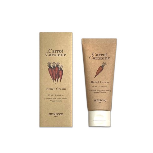 스킨푸드 캐롯 카로틴 릴리프 크림, 70ml, 1개