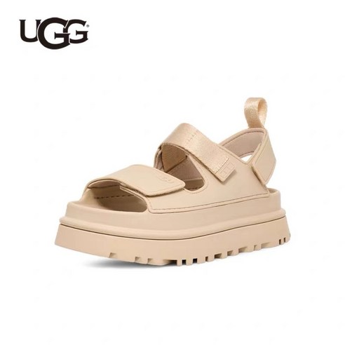 UGG 24SS Golden Glow 어그 웨지 플랫폼샌들 1152685 SSAL, 250