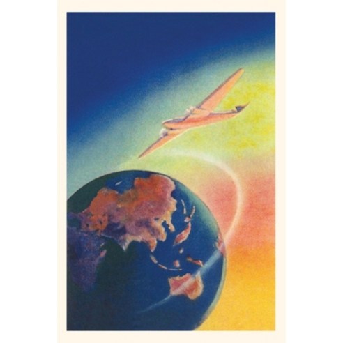 (영문도서) Vintage Journal Airplane Flying over Far East Paperback, Found Image Press, English, 9781648114830
