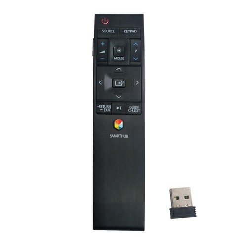 삼성 스마트 TV 리모컨 BN59-01220E RMCTPJ1AP2에 대한 대체 스마트 원격 제어, 검정