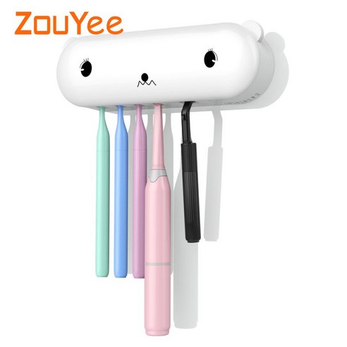 Zouyee 바람건조 가정용 무선 UV LED 칫솔살균기, Z-YS01-W(백색의)