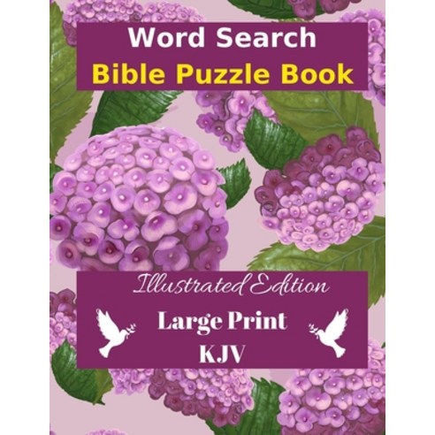 Word Search Bible Puzzle: Illustrated Edition Large Print Paperback, Wordsmith Publishing