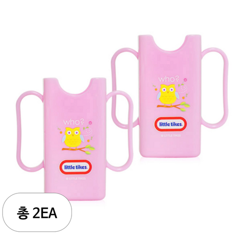 리틀타익스 125ml 미니 팩 홀더, 핑크부엉이, 2세트