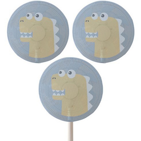 클레어라 선풍기 안전망 55cm, 공룡, 3개