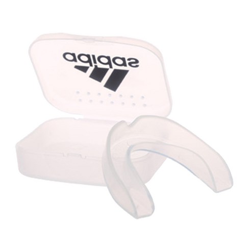 아디다스 복싱 마우스피스 싱글 ADIBP09 화이트, 1개
