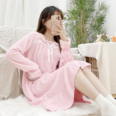 여성 겨울 원피스 잠옷 추천상품 코코드림 원피스 수면잠옷: 편안함과 스타일의 조화