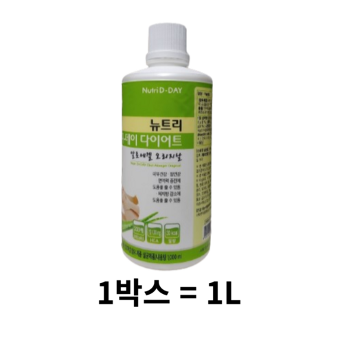 뉴트리디데이 다이어트 알로에겔 오리지날, 1L, 2개