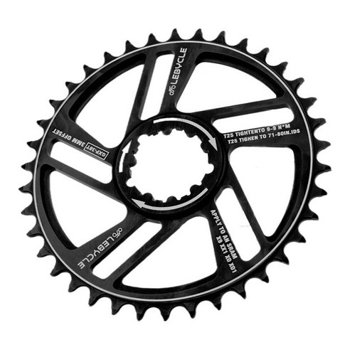 다이렉트 마운트 체인링 32T - 42T MTB 산악 도로 자전거 Chainwheel 자전거 라운드 체인 휠 스프로킷 체인 링, 블랙 32T, 32T 34T 36T 38T 40T 42T, 알루미늄 합금