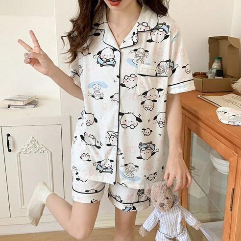 잠 못 이루는 여름밤, 구름처럼 포근한 휴식을 선물해 줄게! 포차코잠옷