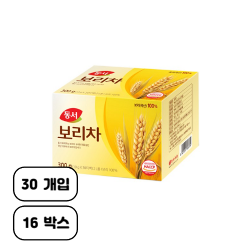 동서 보리차 티백, 10g, 30개입, 1개