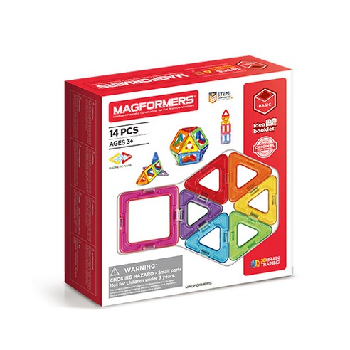 아이의 창의력, 공간지능, 수학적 사고력! 맥포머스 삼각형 사각형 세트로 한번에 키워보세요 맥포머스자석블럭
