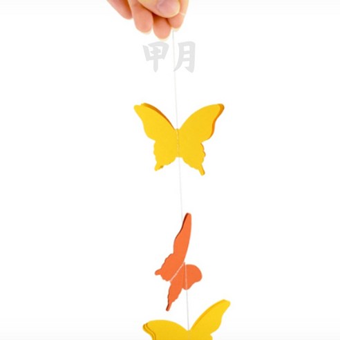 갑월 나비 가랜드 가랜다, 오렌지