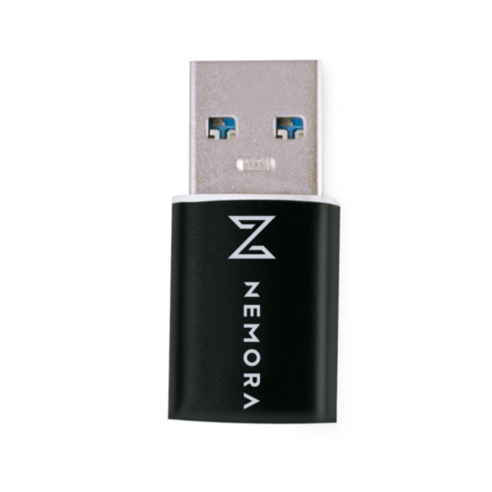 NEMORA C타입 TO USB 3.0 OTG 변환젠더 블랙, 1개