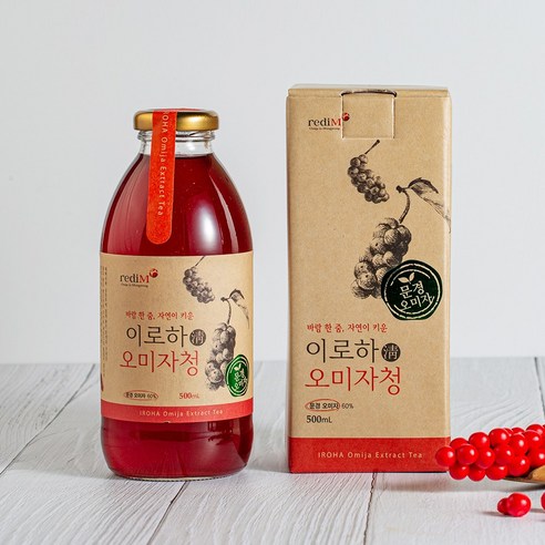 (공식몰)문경 이로하 오미자청 500ml