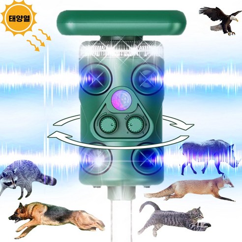 RYNOVEX 360도 태양열 충전 야생동물 퇴치기: 자연과의 공존을 위한 첨단 솔루션 야생동물퇴치기