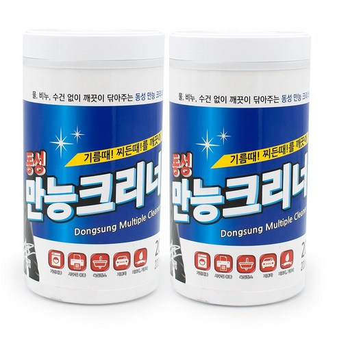 홈인더스트리 동성 만능크리너 200p 본품통 대용량, 2통