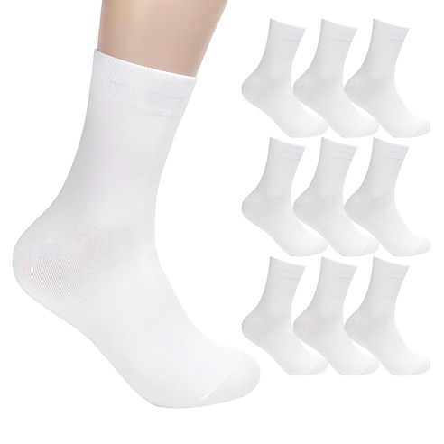 더베이직 남성용 프리미엄 무지 중목 양말