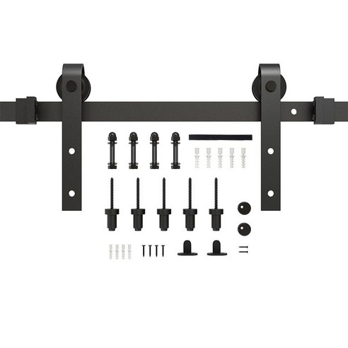 슬라이드 abs 도어 레일 단품 문 상부고정 인테리어, 단일사이즈, 1.6m 싱글 슬라이드 단품