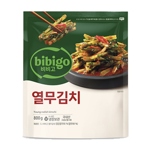 비비고 열무김치, 800g, 1개