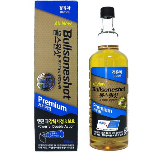 불스원샷 프리미엄 경유 500ml 디젤 연료첨가제, 1개