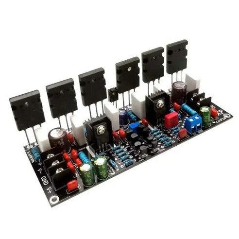 앰프 Lusya 업그레이드 버전 300W 튜브 2SC5200 2SA1943 5200 1943 20V90V 모노 채널 HIFI 고출력 오디오 마감 보드