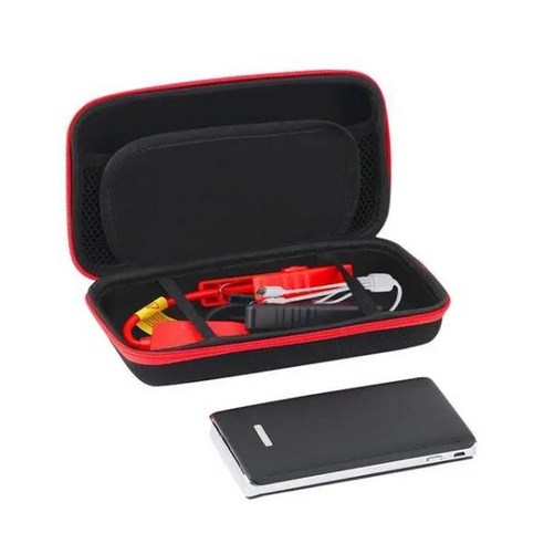 차량용 비상 배터리 점프 스타터 부스터 팩 충전기 시동 보조베터리 휴대용 자동차 액세서리 6000mah, 1개