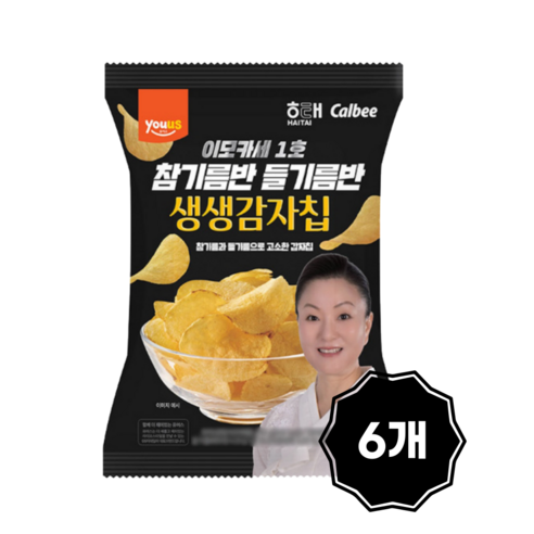 생생감자칩 참기름반 들기름반