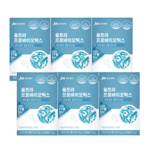 JW중외제약 울트라 프로바이오틱스, 6개, 15g