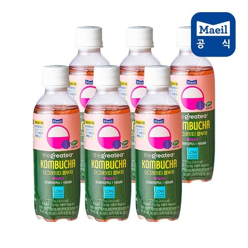 더그레잇티 콤부차 베리리치 300ml 24팩, 300ml x 6개, 4개