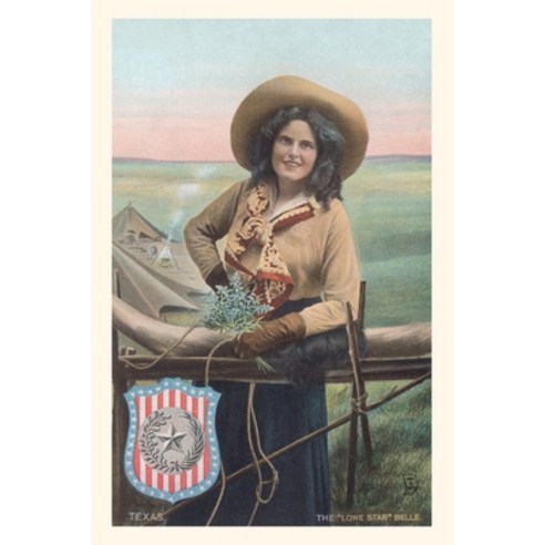 (영문도서) Vintage Journal State of Texas Cowgirl Paperback, Found Image Press, English, 9781669516668