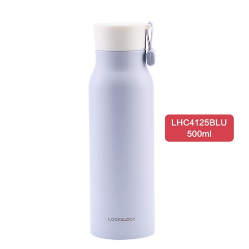 부티크 백화점 뉴넘 텀블러 마카롱보 쿨러 러블리, 블루 500ml