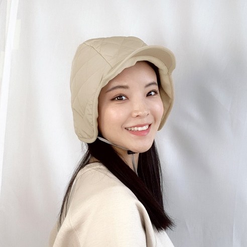 패딩 안감 귀달이 겨울모자 여성모자 귀다리 방한모