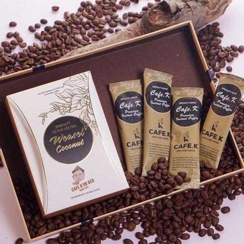 베트남의 진귀한 향연: 카페 킴베오 위즐 코코넛 커피