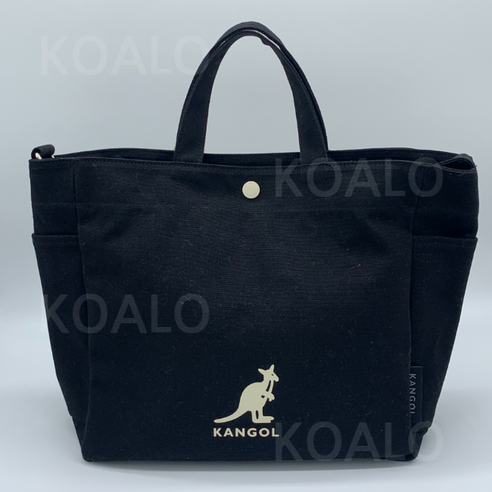 [국내백화점판/AS가능] 캉골 24년 뉴캔버스 에코백 토트백 하퍼 3945 가방 (블랙)