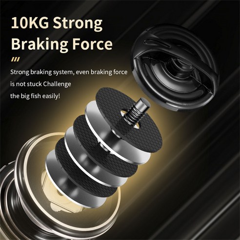 섬세한 손맛을 위한 완벽한 선택, 료비 초경량 메탈 낚시 스피닝 릴