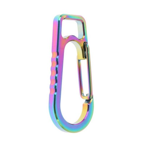 캠핑 등반 Carabiner 버클 스냅 클립 후크 합금 열쇠 고리 체인, 다채로운