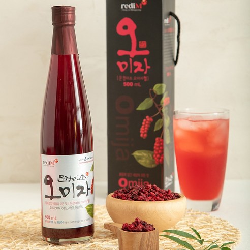 문경 오미자청 발효숙성 원액 엑기스 저당 500ml, 1개입, 1개