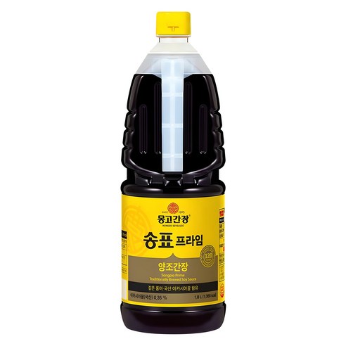 송표 프라임 양조간장, 1.8L, 1개