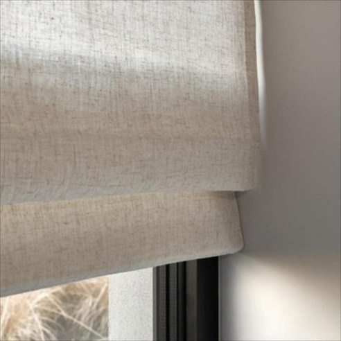 햇살을 가리고 아늑함을 더하다: 로만셰이드 암막 통나무 린넨 코튼 로마 커튼 린넨로만쉐이드