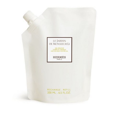 HERMÈS 에르메스 르 자르댕 드 무슈 리 헤어 앤 바디 샤워 젤 200ml 리필 152196, OS, 1개
