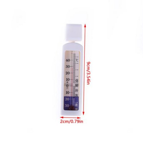 회전 흡입 컵 디자인 소형 및 미니 사이즈 가정용 주방 냉장고 냉동고 온도계 1PC, 01 -30 to 40 degree